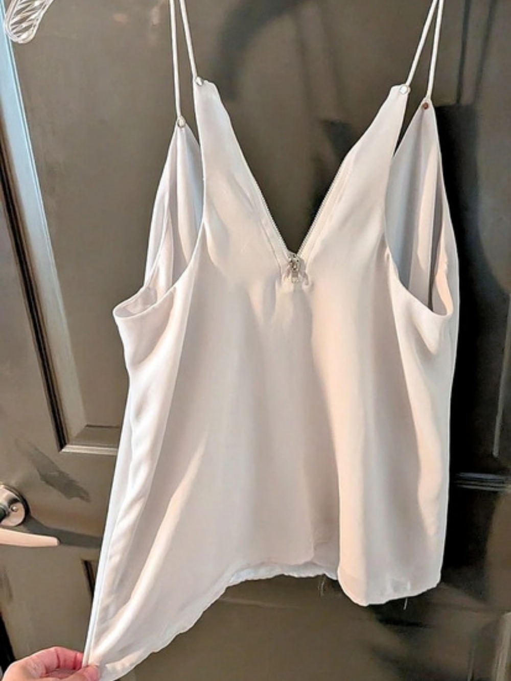 Naked Zebra , White Cami Top Like New